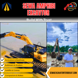 Sewa Excavator Amphibi