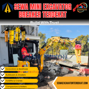 Harga Sewa Mini Excavator Breaker Terdekat