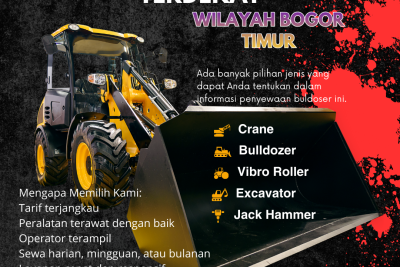 Harga Sewa Bulldozer Bogor Timur Terbaru & Terdekat