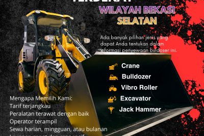 Harga Sewa Bulldozer Bekasi Selatan untuk Proyek Perumahan & Komersial