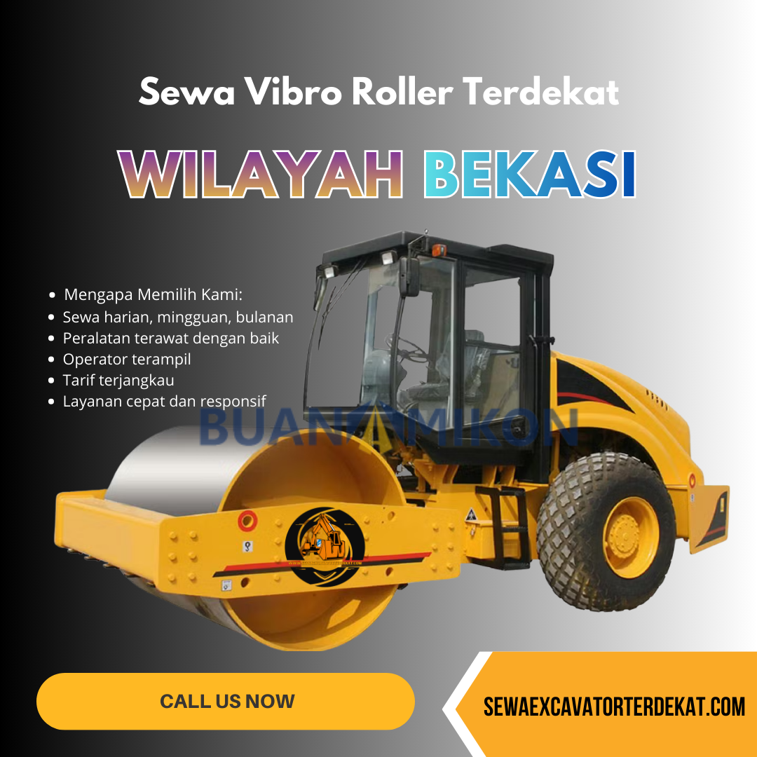 Harga Sewa Vibro Roller Bekasi Terbaru – Murah & Siap Kirim ke Lokasi Proyek