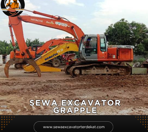Sewa Excavator Grapple Terdekat | Rental Alat Berat Terbaru