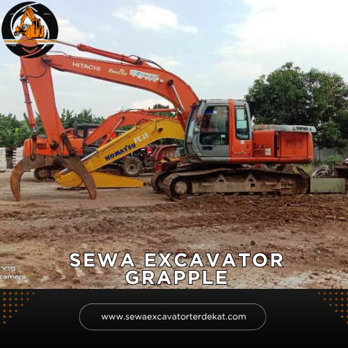 Sewa Excavator Grapple Terdekat | Rental Alat Berat Terbaru