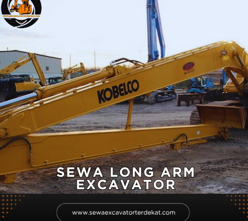 Sewa Long Arm Excavator Terdekat | Rental Alat Berat Terbaru